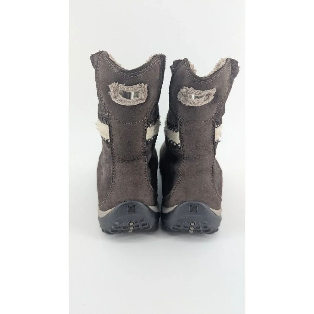 Sorel Nicolet Brown Suede Waterproof Thinsulate Winter Boots Womens 7 NL1479-229